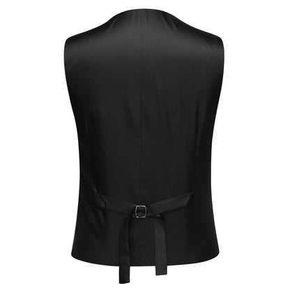 YOUTHUP Mens 3 Piece Suit 1 Button Slim Fit Business Wedding Tuxedo Suits Blazer Waistcoat and Pants