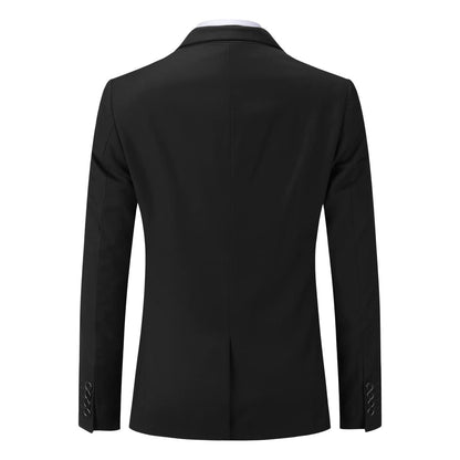 ecomlystyle Men's 3 Piece Suit - Formal Business Slim Fit Blazer, Waistcoat & Pants