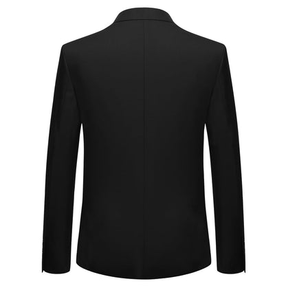 Allthemen Mens Suits 2 Piece Slim Fit Wedding Dress Suit One Button Business Suit Blazer Jackets Trousers