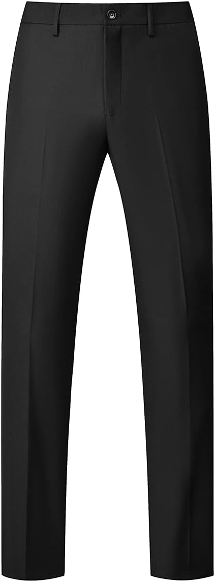 KUDORO Men Suits 3 Piece Slim Fit Single Breasted Two Buttons Wedding Business Tuxedo Suit Blazer Waistcoat Trousers