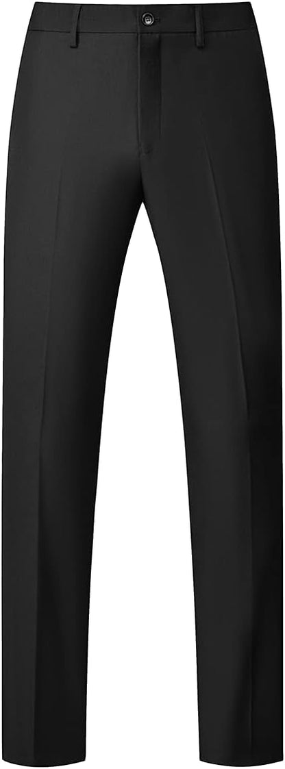 KUDORO Men Suits 3 Piece Slim Fit Single Breasted Two Buttons Wedding Business Tuxedo Suit Blazer Waistcoat Trousers