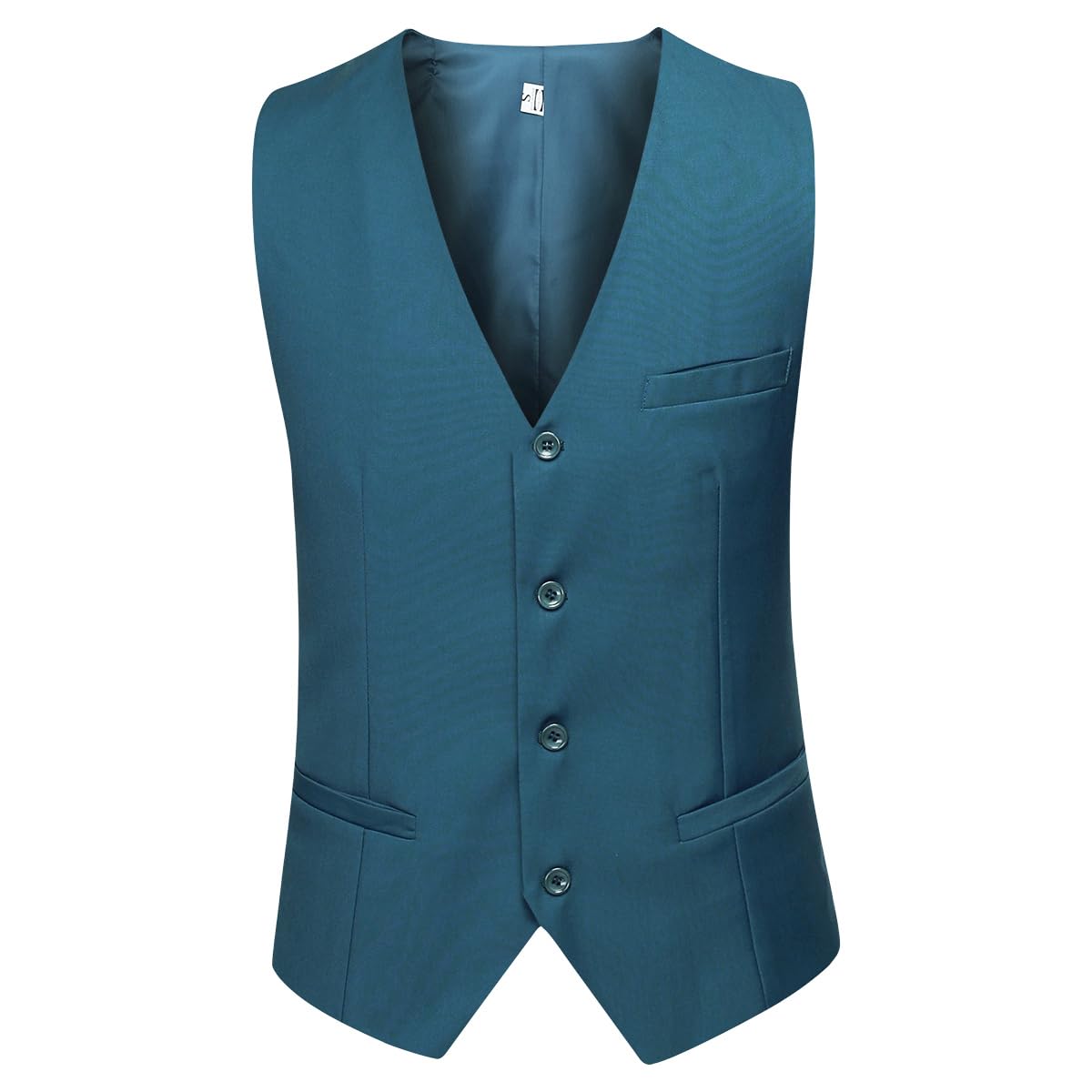 YOUTHUP Mens 3 Piece Suit 1 Button Slim Fit Business Wedding Tuxedo Suits Blazer Waistcoat and Pants