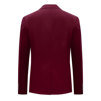 Allthemen Mens Slim Fit 2 Piece Suit Business Casual Jacket & Trousers Available