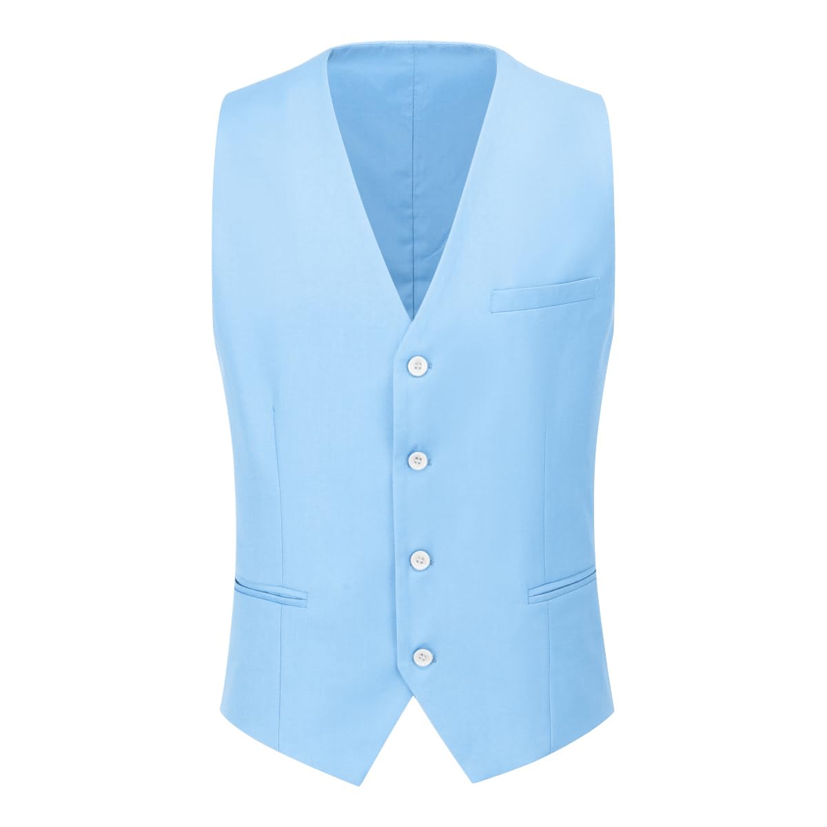 YOUTHUP Mens 3 Piece Suit 1 Button Slim Fit Business Wedding Tuxedo Suits Blazer Waistcoat and Pants