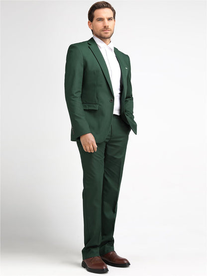 Allthemen Mens Slim Fit 2 Piece Suit Business Casual Jacket & Trousers Available
