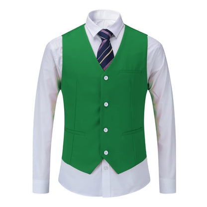 ecomlystyle Men's 3 Piece Suit - Formal Business Slim Fit Blazer, Waistcoat & Pants