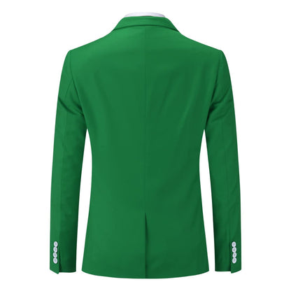 ecomlystyle Men's 3 Piece Suit - Formal Business Slim Fit Blazer, Waistcoat & Pants