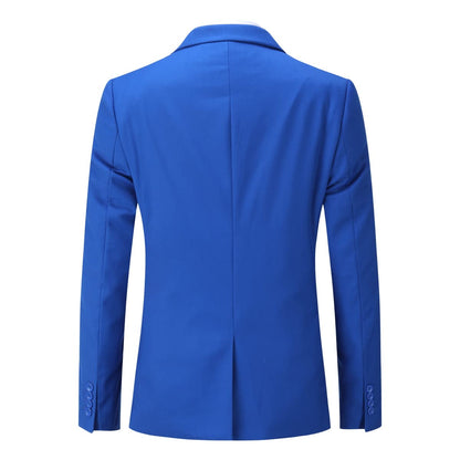 ecomlystyle Men's 3 Piece Suit - Formal Business Slim Fit Blazer, Waistcoat & Pants