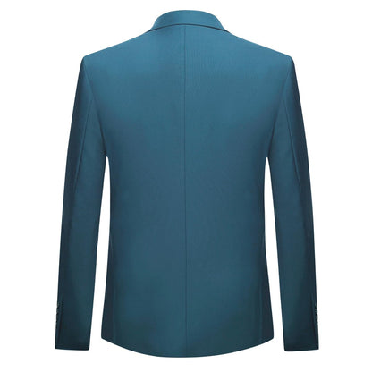 Allthemen Mens Suits 2 Piece Slim Fit Wedding Dress Suit One Button Business Suit Blazer Jackets Trousers