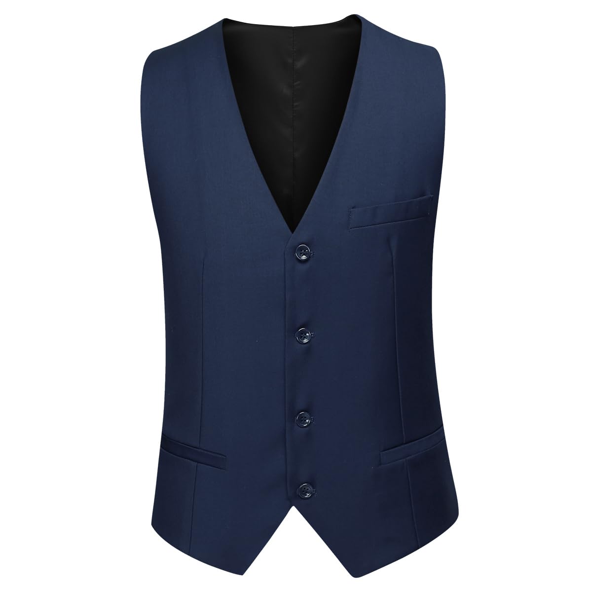 YOUTHUP Mens 3 Piece Suit 1 Button Slim Fit Business Wedding Tuxedo Suits Blazer Waistcoat and Pants