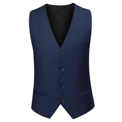 YOUTHUP Mens 3 Piece Suit 1 Button Slim Fit Business Wedding Tuxedo Suits Blazer Waistcoat and Pants