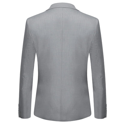 Allthemen Mens Suits 2 Piece Slim Fit Wedding Dress Suit One Button Business Suit Blazer Jackets Trousers