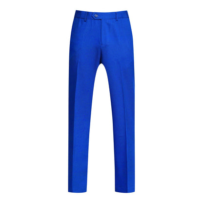Allthemen Mens 3 Piece Suit 1 Button Business Solid Color Stretch Tuxedo Blazer Waistcoat Trousers