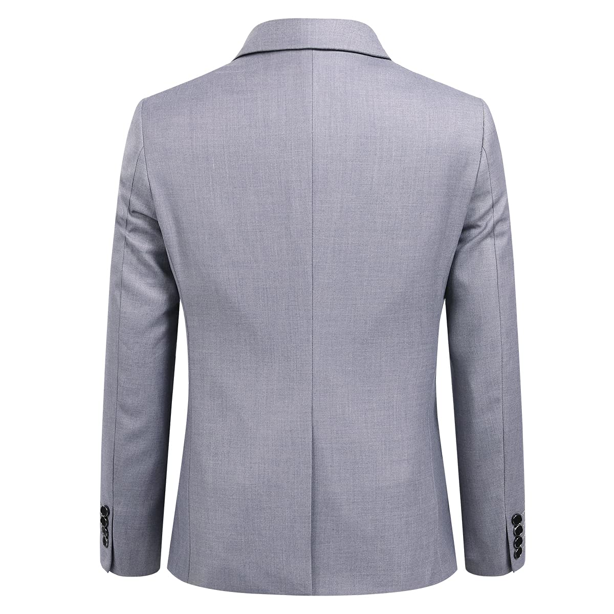 YOUTHUP Mens Slim Fit 3 Piece Suit 2 Button Business Wedding Suits Tuxedo Blazer Waistcoat Trousers