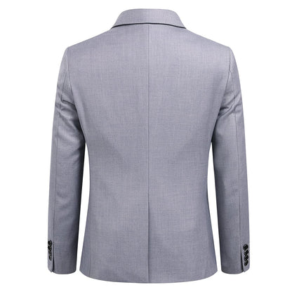 YOUTHUP Mens Slim Fit 3 Piece Suit 2 Button Business Wedding Suits Tuxedo Blazer Waistcoat Trousers