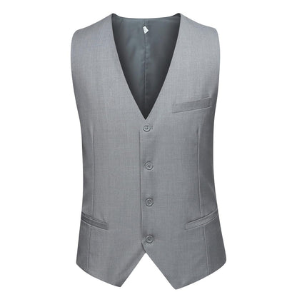 YOUTHUP Mens 3 Piece Suit 1 Button Slim Fit Business Wedding Tuxedo Suits Blazer Waistcoat and Pants