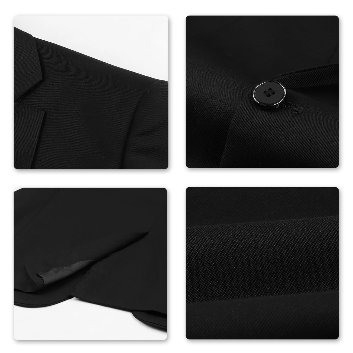 Allthemen Mens Slim Fit 2 Piece Suit Business Casual Jacket & Trousers Available