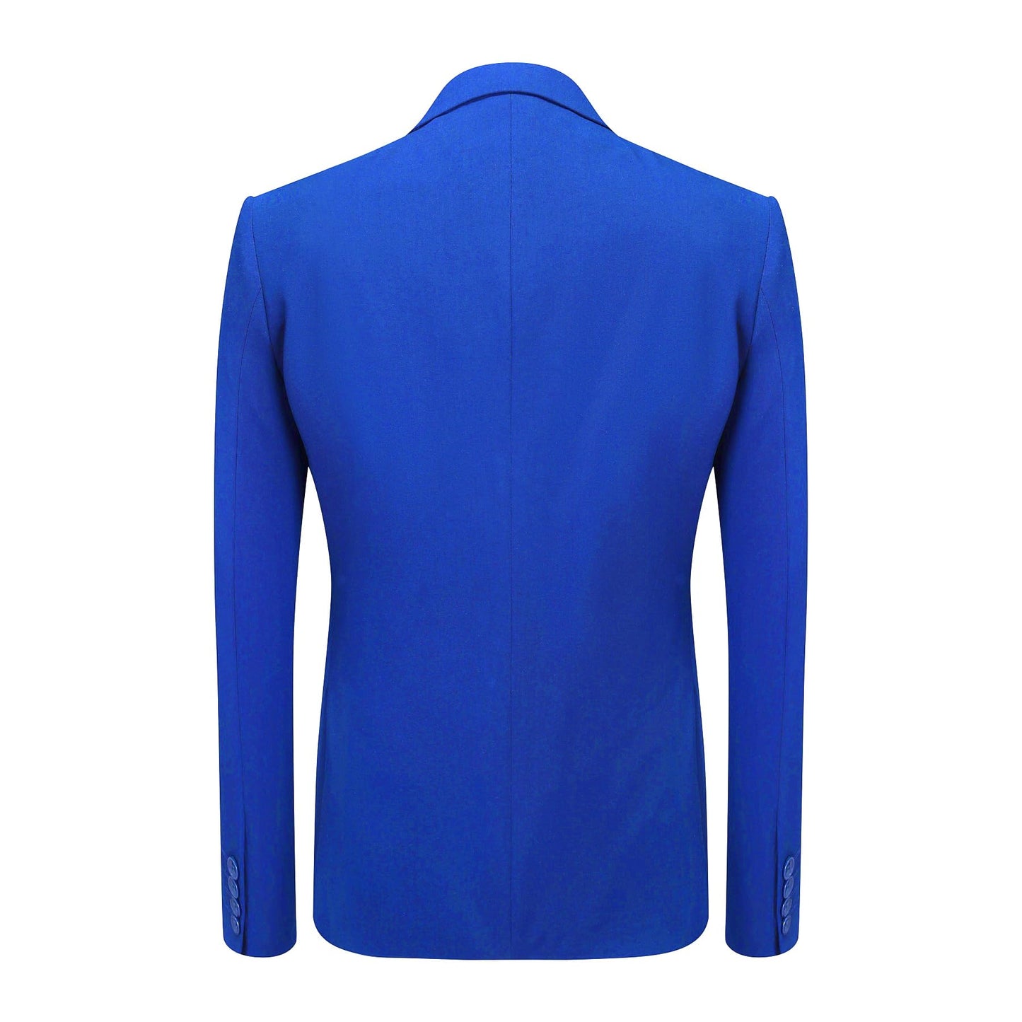 Allthemen Mens 3 Piece Suit 1 Button Business Solid Color Stretch Tuxedo Blazer Waistcoat Trousers