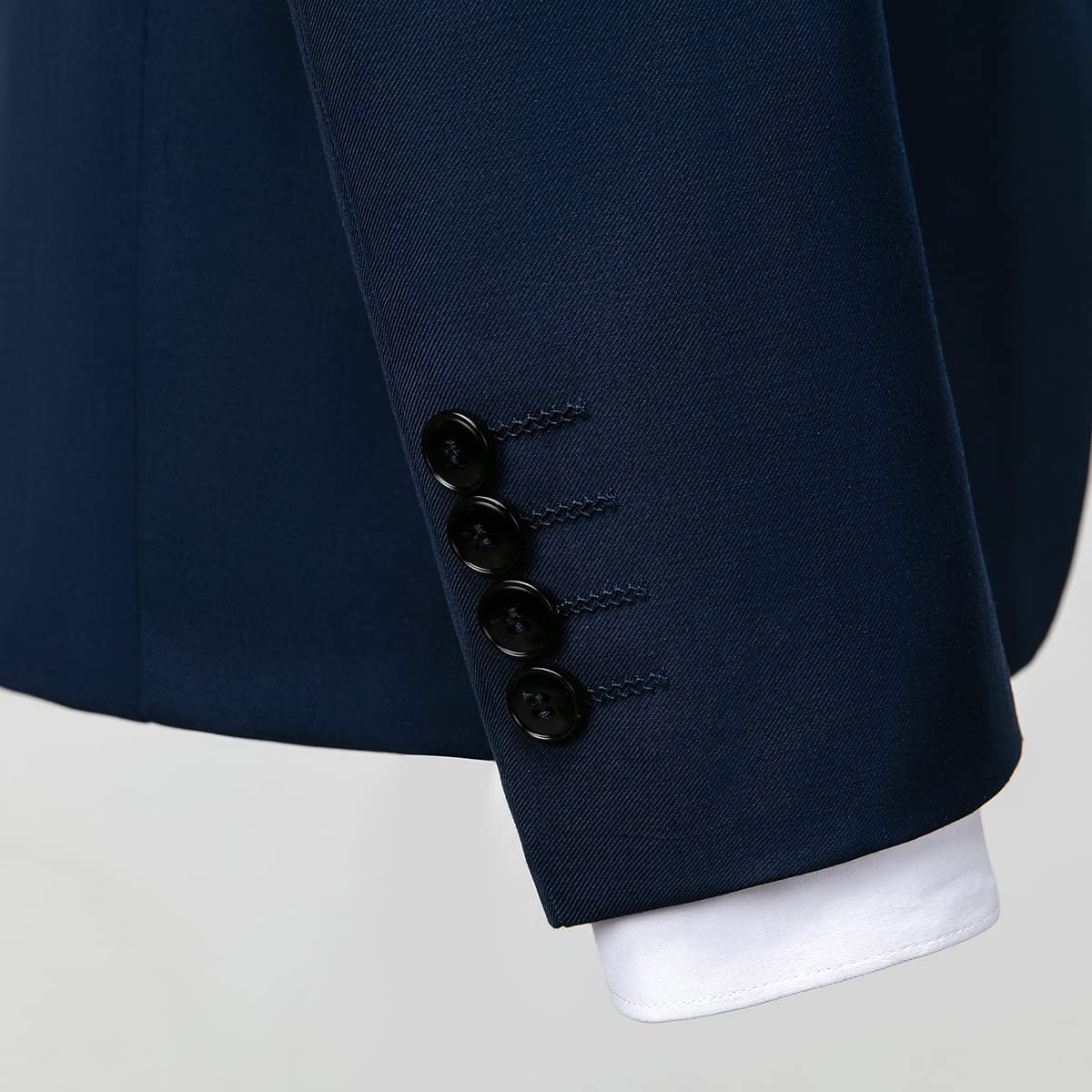Allthemen Mens Suits 2 Piece Regular Fit Wedding Dress Suit One Button Business Suit