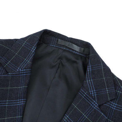 Allthemen Mens Suits 3 Piece Slim Fit Checked Suit Single Breasted Herringbone Vintage Tuxedo Formal Business Blazer Waistcoat Trouser