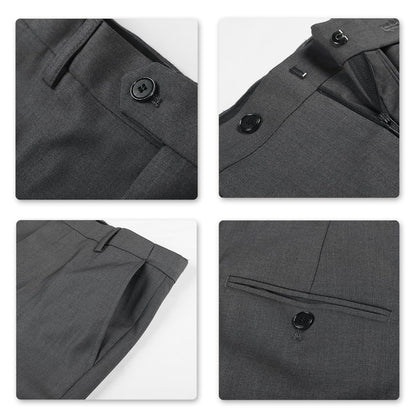 Allthemen Mens Slim Fit 2 Piece Suit Business Casual Jacket & Trousers Available