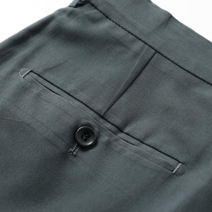 Allthemen Mens 3 Piece Suit 1 Button Business Solid Color Stretch Tuxedo Blazer Waistcoat Trousers