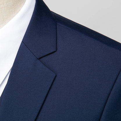 Allthemen Mens Suits 2 Piece Regular Fit Wedding Dress Suit Two Buttons Business Suit Blazer Trousers
