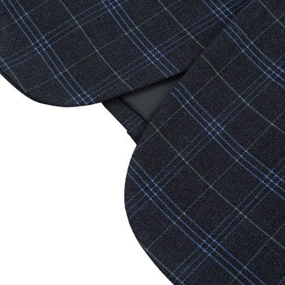 Allthemen Mens Suits 3 Piece Slim Fit Checked Suit Single Breasted Herringbone Vintage Tuxedo Formal Business Blazer Waistcoat Trouser